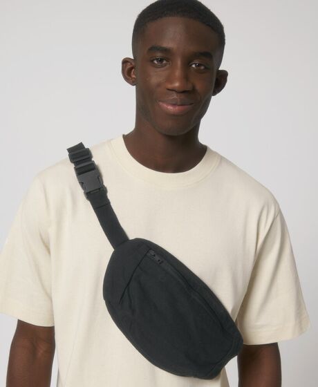Hip bag with canvas fabric (STAU891) Thumbnail
