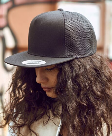 Flexfit 5 Panel Retro Trucker Cap Thumbnail