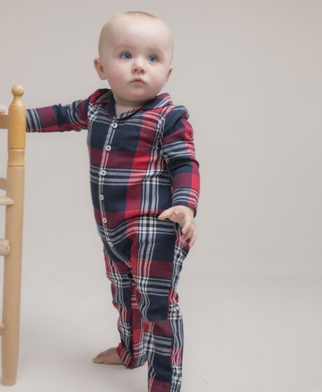 Larkwood Baby/Toddler Tartan All In One Thumbnail