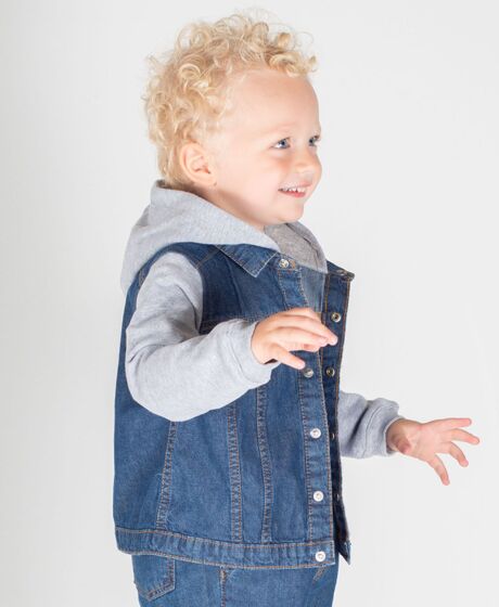 Larkwood Kids Denim Jacket Thumbnail