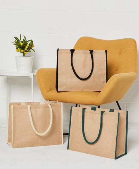 Brand Lab Jute Tipped Shopper Thumbnail