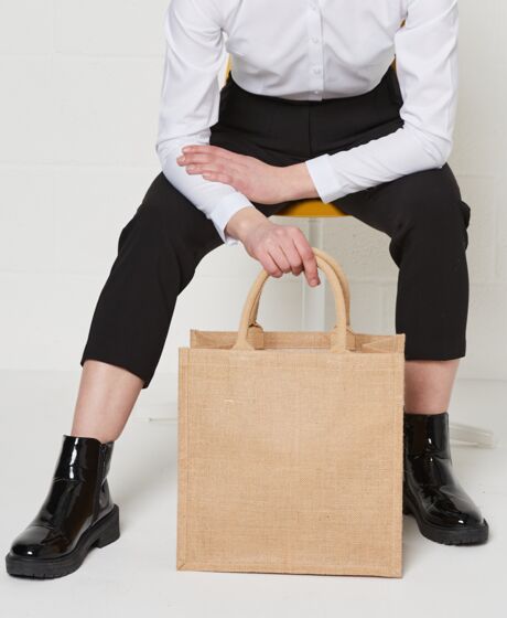 Brand Lab Natural Jute Tote Bag Thumbnail