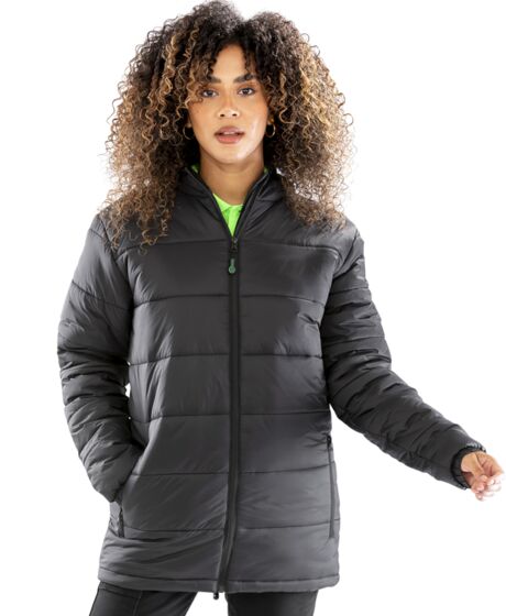 Result Recycled Hooded Padded Parka Jacket Thumbnail