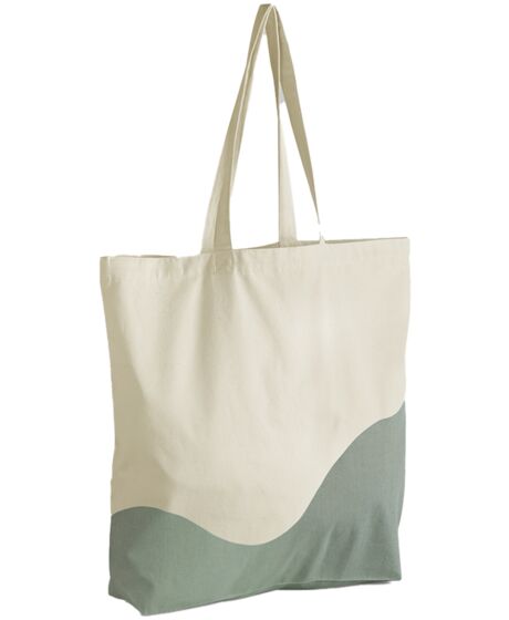 Westford Mill Organic Cotton Wave Print Maxi Tote Bag Thumbnail