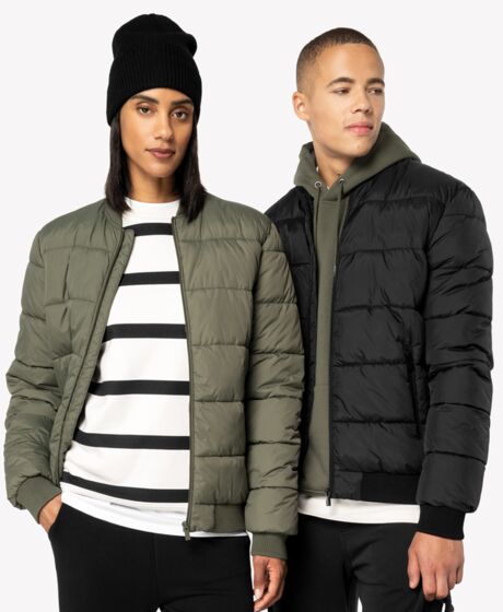 Native Spirit Varsity Collar Padded Jacket Thumbnail
