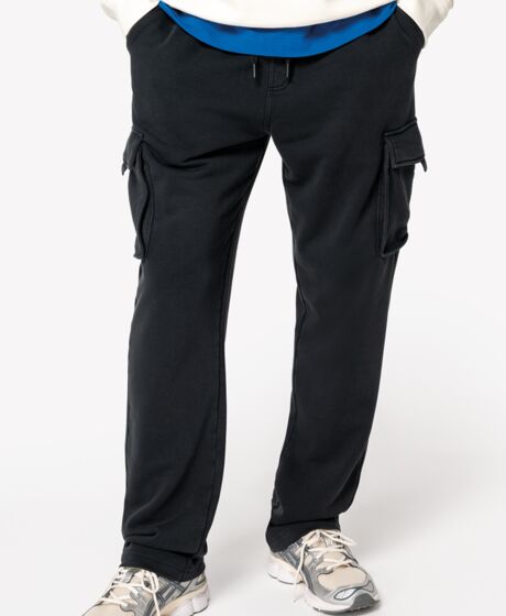 Native Spirit French Terry Washed Cargo Trousers Thumbnail