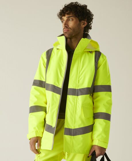 Regatta High Visibility Pro Contract Dover Parka Thumbnail