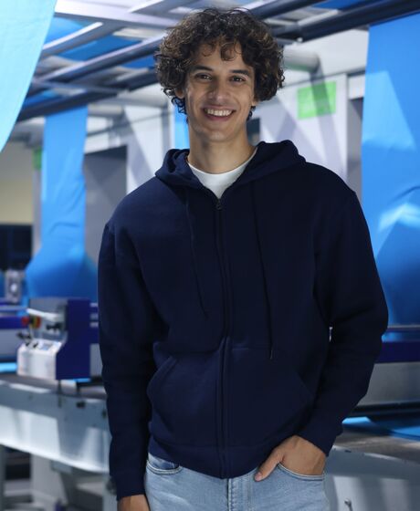 Fruit of the Loom Iconic Premium Hooded Sweat Jacket Thumbnail