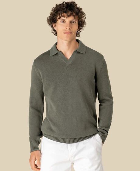 Spasso Polo Collar Jumper Thumbnail