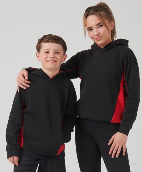 Finden + Hales Kids Contrast Hooded Sweatshirt Thumbnail