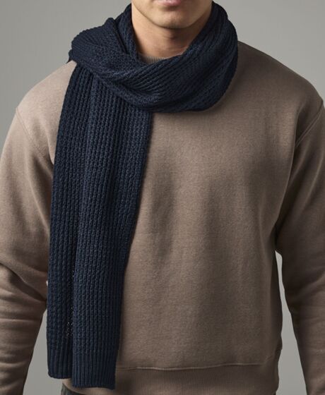 Beechfield Classic Waffle Knit Scarf Thumbnail