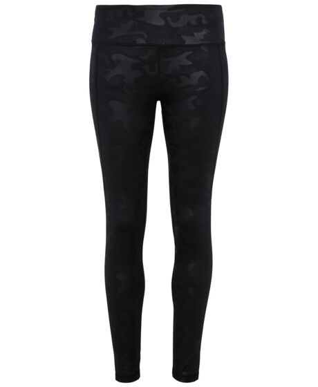 Women's TriDri® performance camo leggings full-length Thumbnail