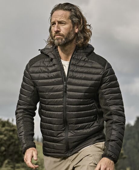 Tee Jays Crossover Hooded Padded Outdoor Jacket Thumbnail