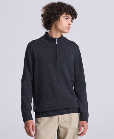 Ecologie Unisex Wakhan Zip Neck Sustainable Sweater Thumbnail