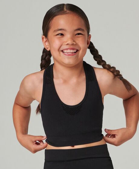Tombo Kids Seamless Crop Top Thumbnail