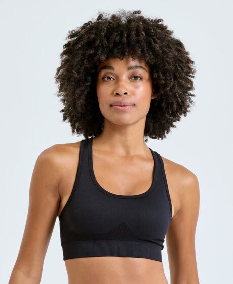"Tridri® seamless "3D fit" multi-sport sculpt solid colour bra" Thumbnail