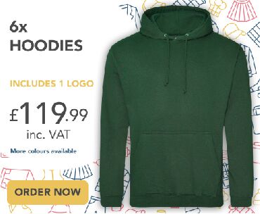 hoodie logo print personalised branding embroidery 