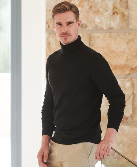 Henbury Roll Neck Sweater Thumbnail
