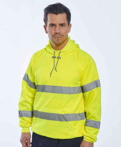 Hi-Vis Hooded Sweatshirt Thumbnail
